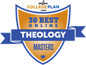 Regent University Ranked #17 on Top 30 Best Online Theology Masters Programs | OnlineCollegePlan.com, 2019.