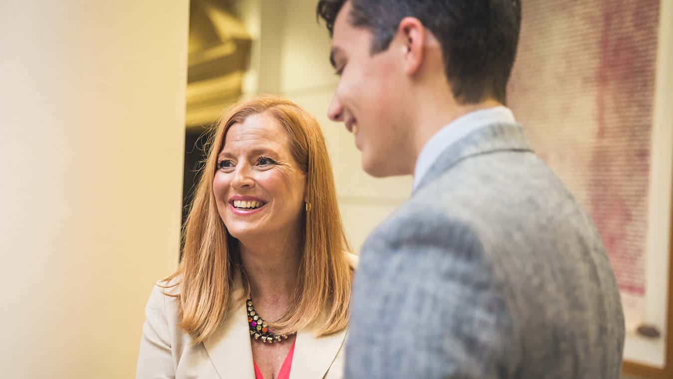 Graduates in Robertson Hall: Explore the Law and Public Policy certificate program offered by Regent University.