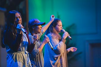 Worship leaders at UnChapel.