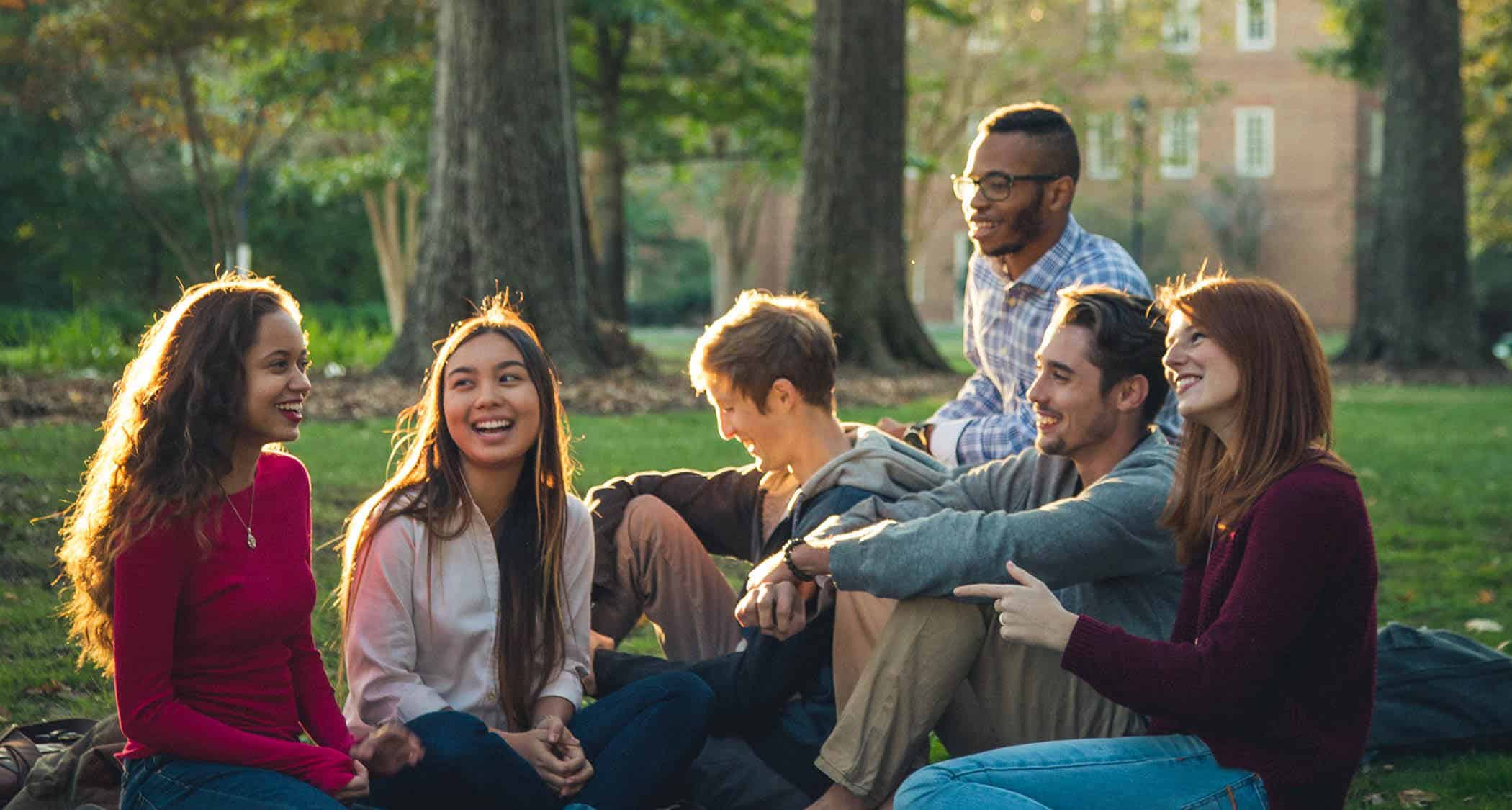 Students at Regent University, which offers undergraduate degrees through its College of Arts and Sciences.