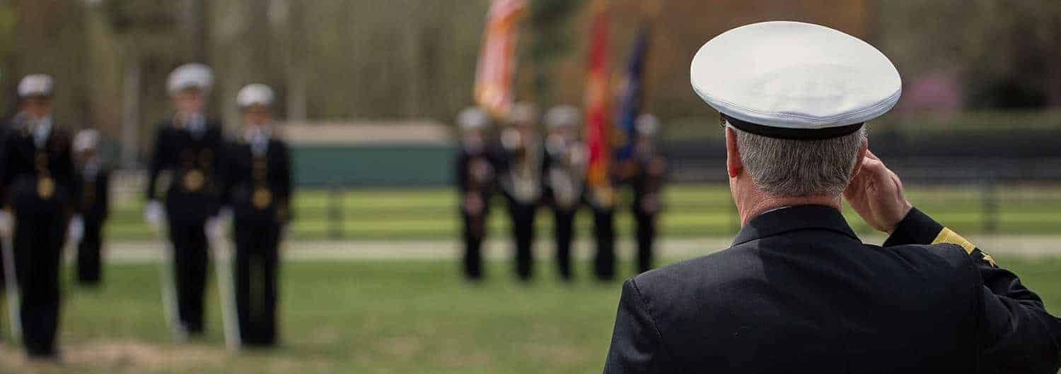 Military personnel at Regent University, Virginia Beach.