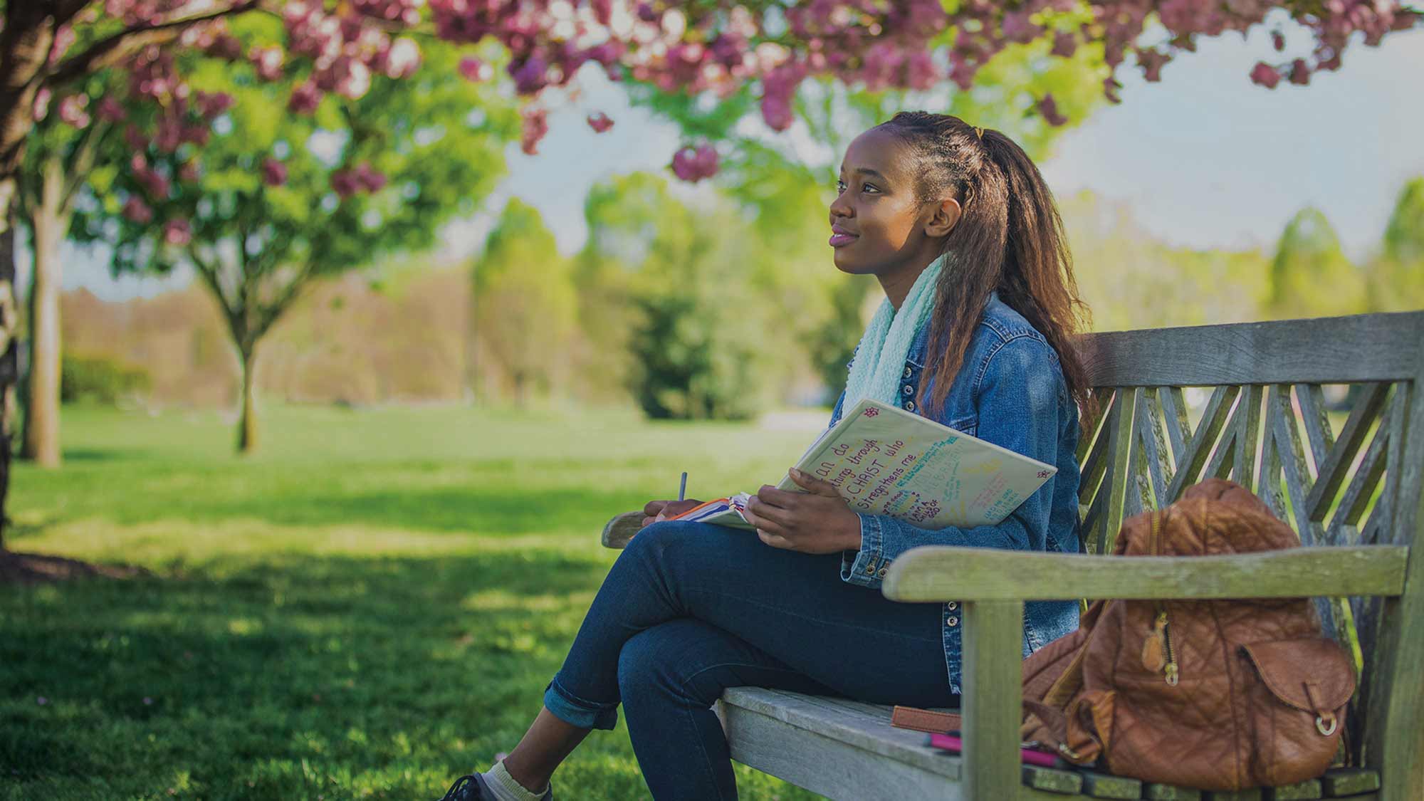 A student at Regent, a Christian university with an early college program.