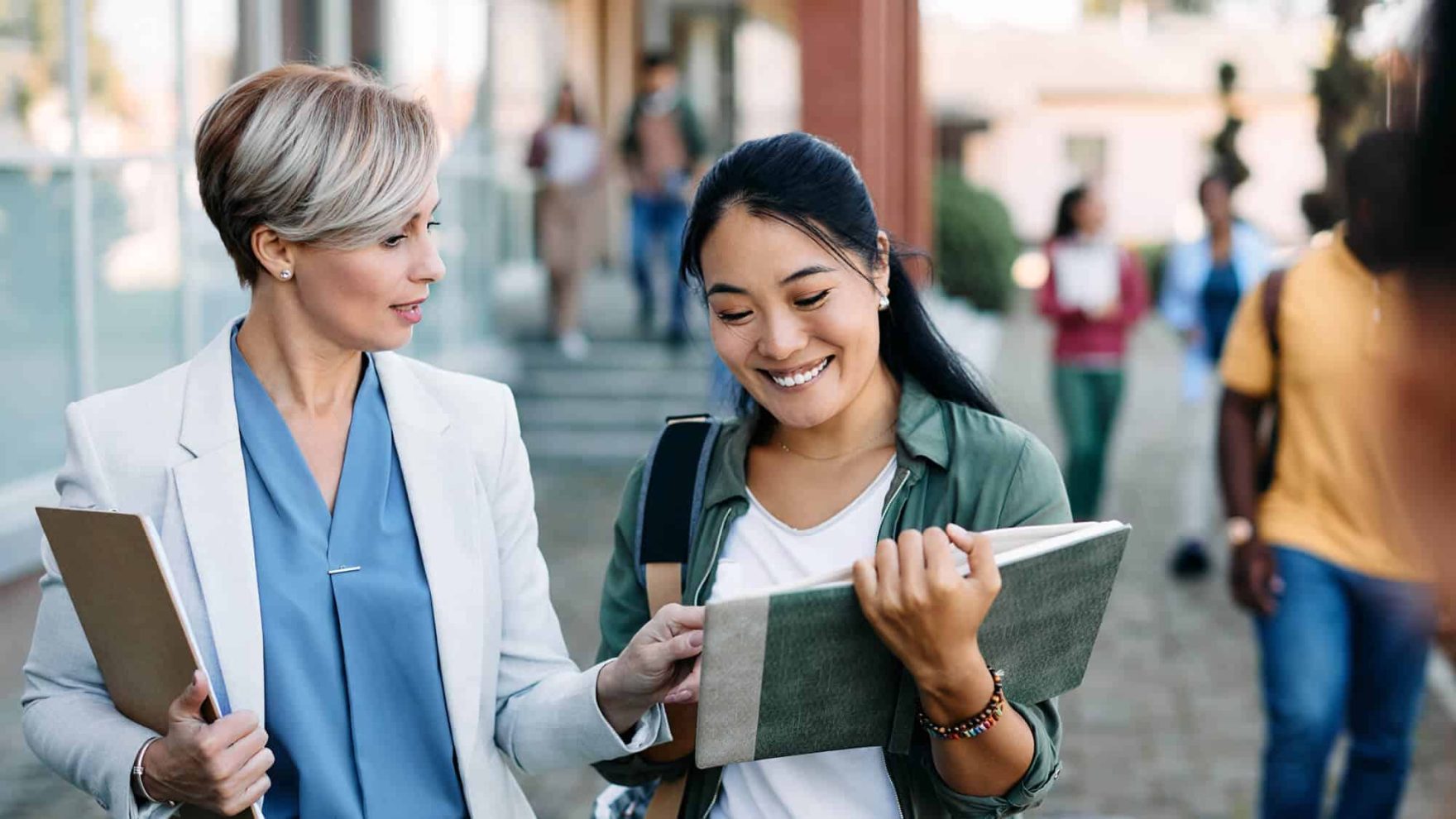 Professionals in conversation: Explore the M.Ed. in Educational Leadership at Regent University.