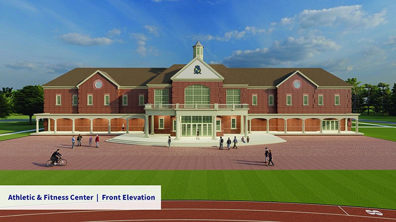 Rendering for the New Athletic Center